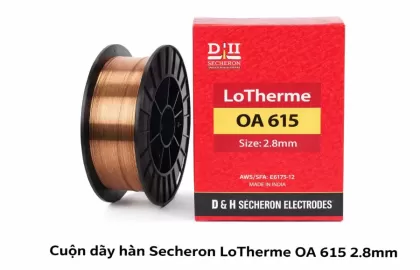 Dây hàn LoTherme OA 615 – Giải pháp hàn đắp cứng chống mài mòn khắc nghiệt